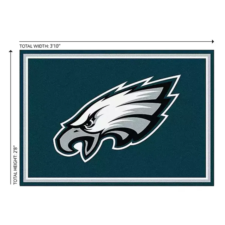 Kirklands Home Area Rugs|Philadelphia Eagles Area Rug, 3x4 Green