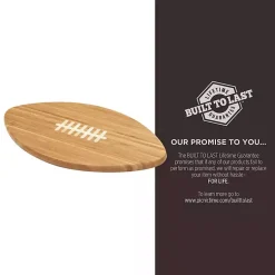 Kirklands Home Serving & Entertaining|Philadelphia Eagles Bamboo Football Cutting Board Tan