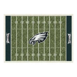 Kirklands Home Area Rugs|Philadelphia Eagles Home Field Area Rug, 6x8 Green