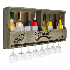 Kirklands Home Shelves|Philadelphia Eagles Reclaimed Wood Bar Shelf Gray