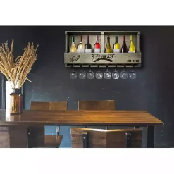 Kirklands Home Shelves|Philadelphia Eagles Reclaimed Wood Bar Shelf Gray