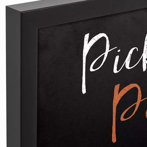 Clearance Pick Your Poison Framed Canvas Art Print Halloween