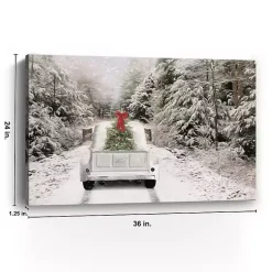 Best Picking Up the Tree Canvas Art Print Christmas Art & Wall Decor