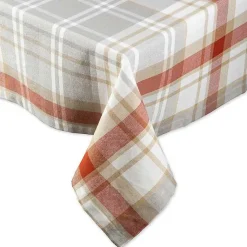 Kirklands Home Table Linens|Picnic Plaid Cotton Tablecloth, 120 in. Multi