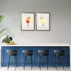 Kirklands Home Framed Art|Pina Colada Framed Art Print Yellow