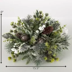 Clearance Pine & Berry Jingle Bell Christmas Arrangement Christmas Arrangements & Garland
