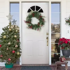 Online Pine and Berry Christmas Wreath, 24 in. Wreaths