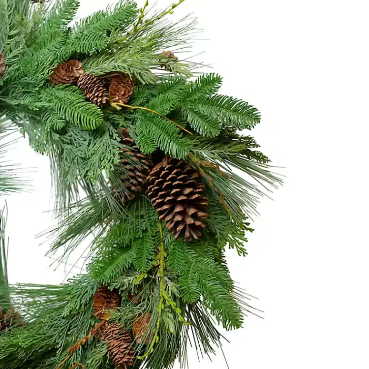 Online Pinecones and Cedar Leaves Wreath Wreaths