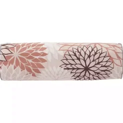 Kirklands Home Outdoor Cushions & Pillows|and Beige Floral Outdoor Bolster Pillow Pink
