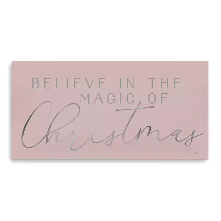 Online Believe in Magic Christmas Canvas Art Print Christmas Art & Wall Decor