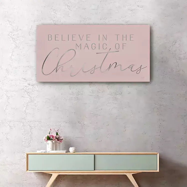 Online Believe in Magic Christmas Canvas Art Print Christmas Art & Wall Decor