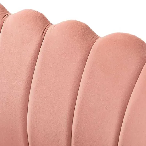 Kirklands Home Sofas & Loveseats|Donata Velvet Tufted Loveseat Pink