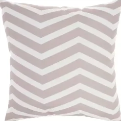 Kirklands Home Outdoor Cushions & Pillows|Floral Chevron Outdoor Throw Pillow Pink