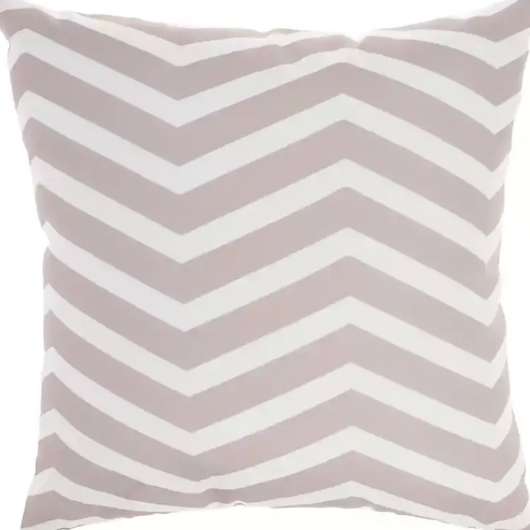 Kirklands Home Outdoor Cushions & Pillows|Floral Chevron Outdoor Throw Pillow Pink