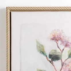 Kirklands Home Canvas Art|Pink Floral Still Life Framed Canvas Art Print Multi