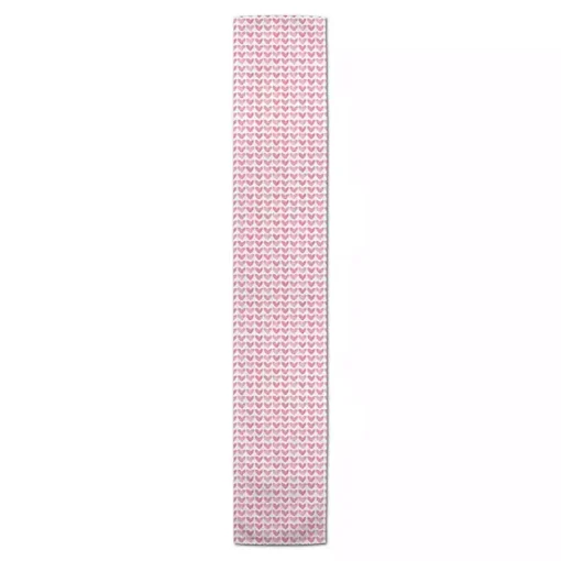 Best Pink Hearts Cotton Twill Valentine's Runner Valentines Day Decorations