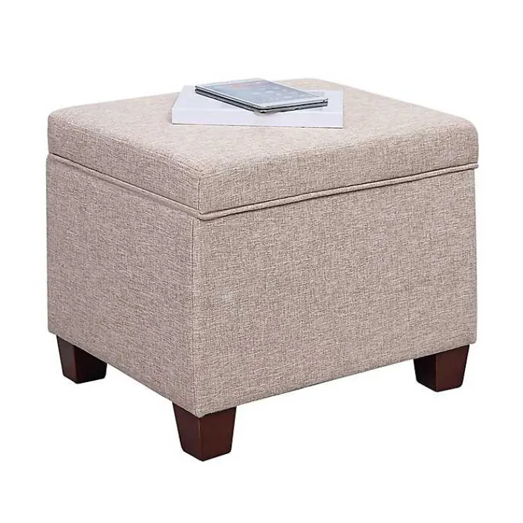 Kirklands Home Benches & Ottomans|Madison Storage Ottoman Pink