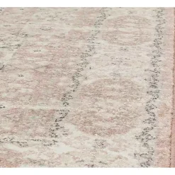 Kirklands Home Area Rugs|Pink Peony Medallion Area Rug, 5x7