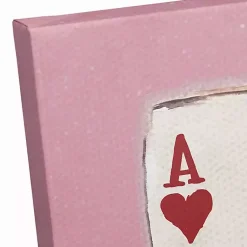 Kirklands Home Wall Quotes & Signs|Playing Card Canvas Art Print Pink