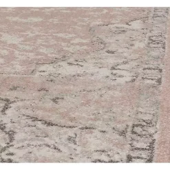 Kirklands Home Area Rugs|Pink Rose Medallion Area Rug, 5x7