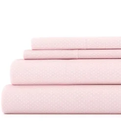 Kirklands Home Bed Sheets|Tiny Hearts 3-pc. Twin Sheet Set Pink