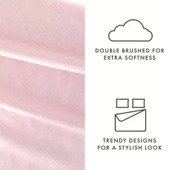 Kirklands Home Bed Sheets|Tiny Hearts 3-pc. Twin Sheet Set Pink