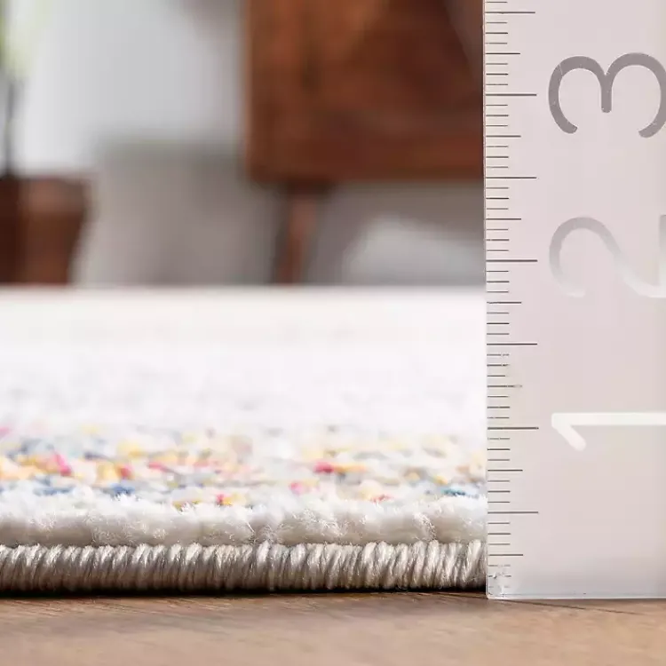 Kirklands Home Area Rugs|Pink Vintage Medallion Area Rug, 8x12