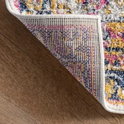 Kirklands Home Area Rugs|Pink Vintage Medallion Area Rug, 8x12