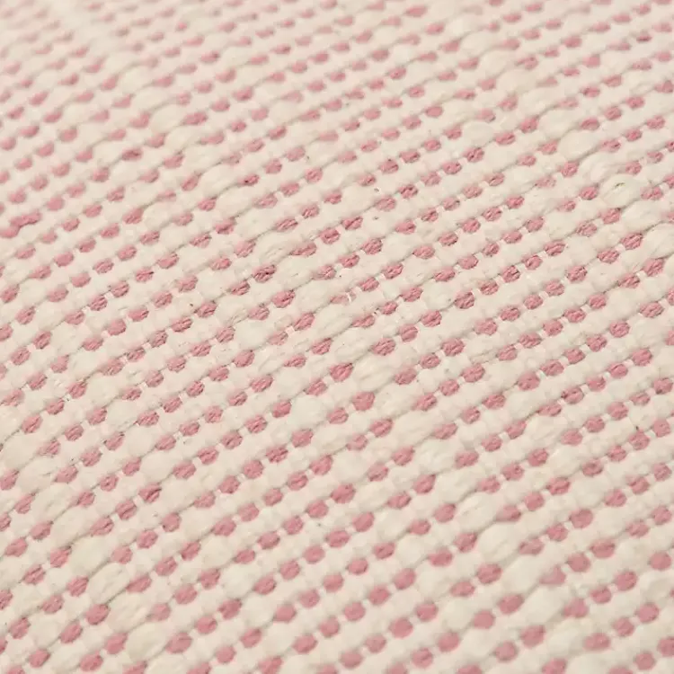 Sale Pink Woven Throw Pillow Pillows