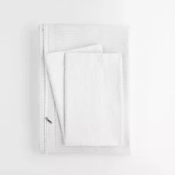 Kirklands Home Duvets|Pinstriped 3-pc. Twin Duvet Cover Set Ivory