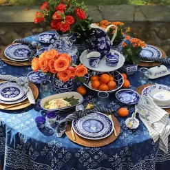 Kirklands Home Kitchen Accessories|Pip Vintage Blue Floral 3-pc. Shaker & Napkin Set