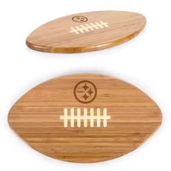 Kirklands Home Serving & Entertaining|Pittsburgh Steelers Bamboo Football Cutting Board Tan