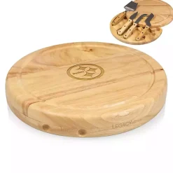 Kirklands Home Serving & Entertaining|Pittsburgh Steelers Cheese Board and Tool Set Tan