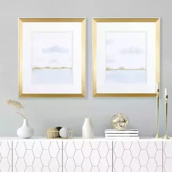 Kirklands Home Framed Art|Placid Waters Framed Art Prints, Set of 2