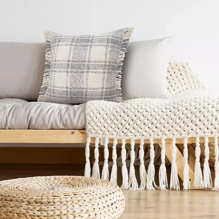 Clearance Plaid Cabin Casual Accent Pillow Pillows