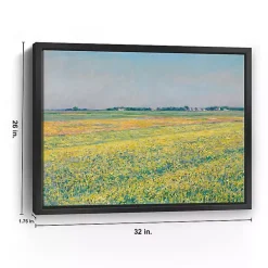 Kirklands Home Canvas Art|Plain of Gennevilliers Framed Canvas Art Print