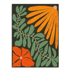 Kirklands Home Canvas Art|Plant Pattern Canvas Art Print Multi