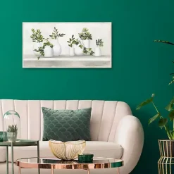 Kirklands Home Framed Art|Plant Shelf Life Framed Canvas Art Print