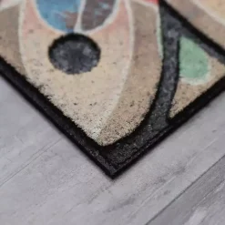 Kirklands Home Doormats|Playful Medallion Welcome Doormat Multi