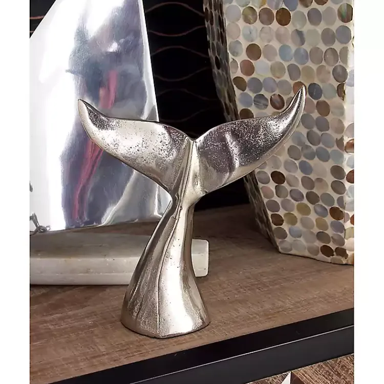 Best Polished Whale Fin 2-pc. Figurine Set Statues & Figurines