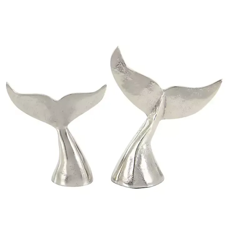 Best Polished Whale Fin 2-pc. Figurine Set Statues & Figurines