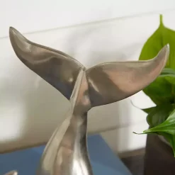 Best Polished Whale Fin 2-pc. Figurine Set Statues & Figurines