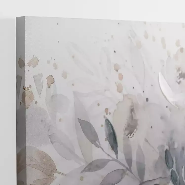 Kirklands Home Canvas Art|Pop of Blue Floral Canvas Art Print