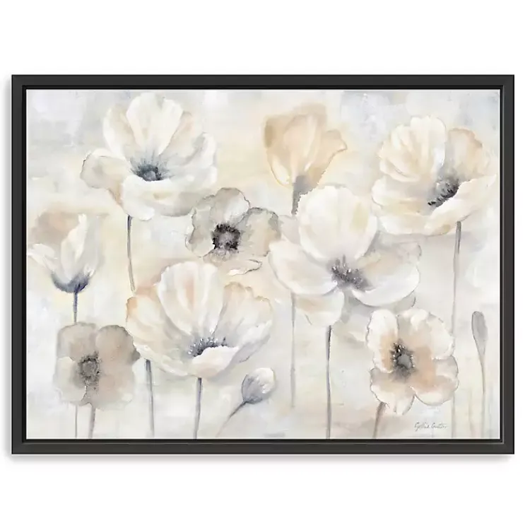 Kirklands Home Canvas Art|Poppy Garden Landscape Framed Giclee Canvas Print
