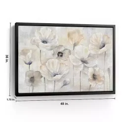 Kirklands Home Canvas Art|Poppy Garden Landscape Framed Giclee Canvas Print