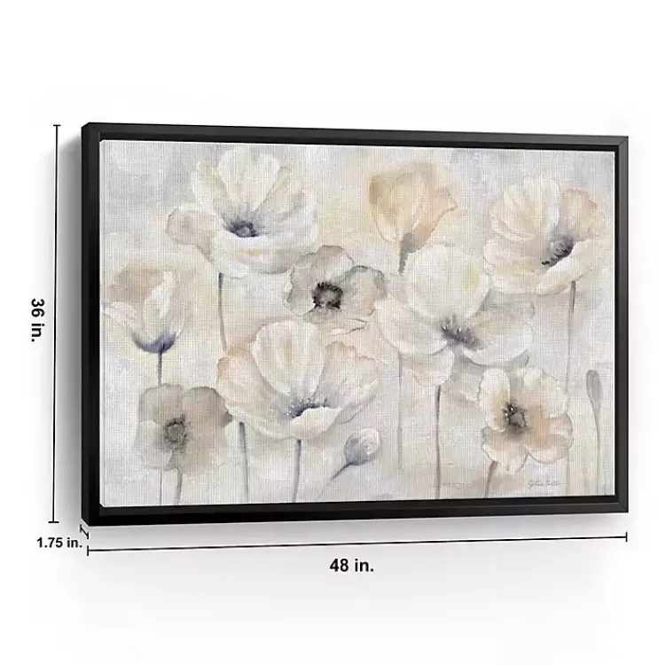 Kirklands Home Canvas Art|Poppy Garden Landscape Framed Giclee Canvas Print
