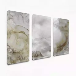 Kirklands Home Canvas Art|Portland Skies Giclee Canvas Art Prints, Set of 3 Gray