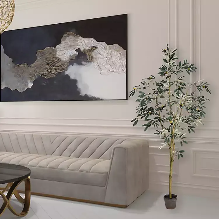 Sale Potted Olive Branch Tree, 6 ft. Trees & Topiaries