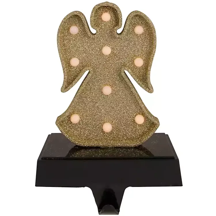 Sale Pre-lit Angel Christmas Stocking Holder Christmas Stockings & Stocking Holders