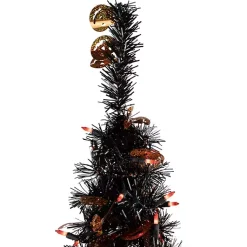 Pre-Lit Halloween Pumpkin Tree, 4 ft. Halloween